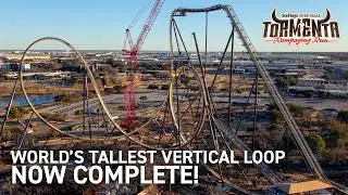 Парк развлечений Six Flags Over Texas завершил строительство самой высокой в ​​мире вертикальной ...