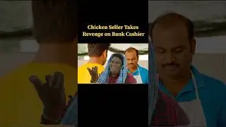 Chicken Seller Takes Funny Revenge on Bank Cashier | Telugu Comedy AI Short Video