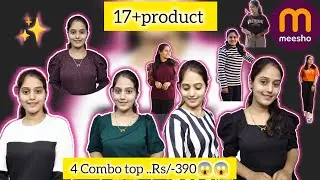 |Vlog63|Meshoo Tops TRY-ON Hual 👗| Under ₹200 Affordable Fashion for office &College/#meshohaul 😍