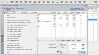 MaxxTraxx Auto Shop Software Video Lessons - Repair Order Options Review