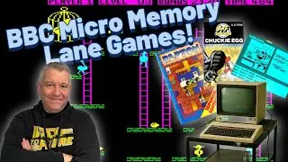 Playing 3 classic games on the 8-Bit BBC B Micro - brief retrospective and history