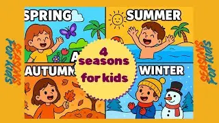 All 4 #seasons #for Kids | #Spring, #Summer, #Autumn & #Winter | #Fun Learning Video for #Children&rdquo;