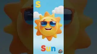 ✨ S is for Sun! ☀️ #kids #abclearning #abcsforkids #kidylearn #viral #foryou #shorts