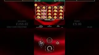 Gold cash free spins 5&pound; Bonus pays minimum 🙃😞💯 #slot #casino #uk