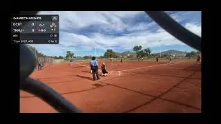 Hard ground ball down the 3rd base line 