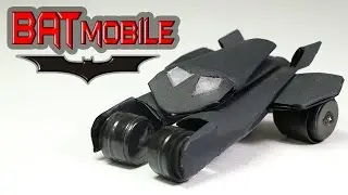 How To Make A Batman Car Out Of Paper - (Batmobile)