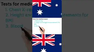 Which tests are done in medical exam for visa || Australia student visa || medical test req docs