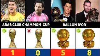 Cristiano Ronaldo Vs Lionel Messi Trophies And Awards Comparison 2026