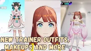 New Trainer Outfits, Face Makeups, and MORE TRAINER CUSTOMISATION | Pok&eacute;mon Unite Chinese Version