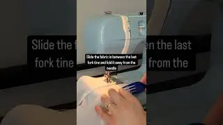 How to make box pleats with a fork