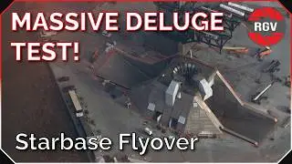 Is Starbase Pad 2 Ready? Major Water Deluge Testing! | Starbase Flyover Report 118