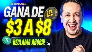 🚨 ATENCI&Oacute;N! Binance Est&aacute; Regalando De 3 A 8 D&oacute;lares