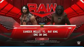 BAY KING VS XANDER WELLS FULL MATCH SMACKDOWN MSU  4/10/24