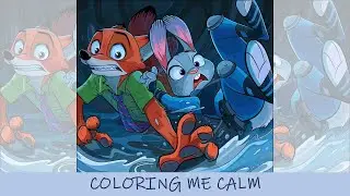 Disney's Зверополис &ndash; раскрашивание под музыку (3 из 3) (#disney #zootopia #judyhopps)