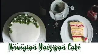 Norwegian Marzipan Cake | Norsk Marzipan Kake