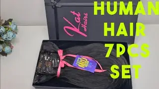 7pcs set Human hair extension | price in pakistan | buy online