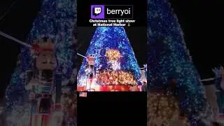 🇺🇸 Christmas tree light show at National Harbor in Washington D.C.  🎄