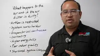 How can a dirty air filter cause issues with your air conditioning system?