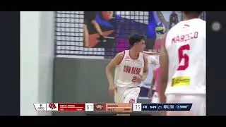 Dominic Sarigumba(SBU REDLIONS) with a poster dunk