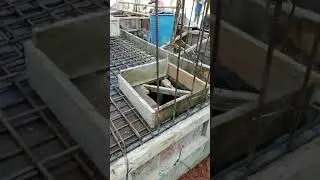 Steel reinforcement of sump slab