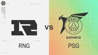 RNG vs. PSG | 2022 MSI Rumble Stage Day 2 | Royal Never Give Up vs. PSG Talon