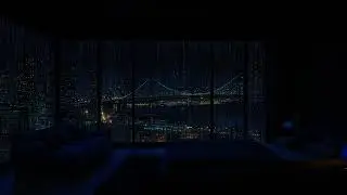 30-Hour Fall Asleep in 5 Minutes (NO ADS) Sleep Therapy for Deep Sleep🌧️ Rainy City Nights for Sleep