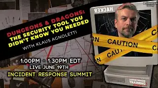 Dungeons & Dragons: The security tool you didn’t know you needed | I.R. Summit 2024