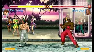 Ultra Street Fighter II(Switch)-Fei Long vs Dee Jay IV