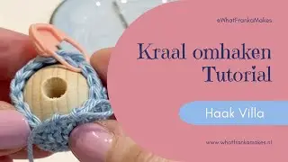 DIY - Houten kraal omhaken - Tutorial van WhatFrankaMakes Haak Villa