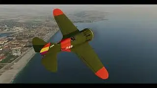 X Plane 12 Polikarpov I 16 Mosca CM 249 vs ME 109