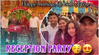 Reception  dayparty 🥳 Happy marriage life boba !! ଭୋଜି ଦିନ ବୋହୁତ ଭିଡ଼ ବିହା ଘର Samblpuri vlogs 
