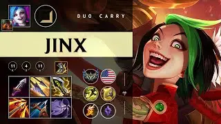 Jinx ADC vs Jhin - NA Challenger Patch 26.01