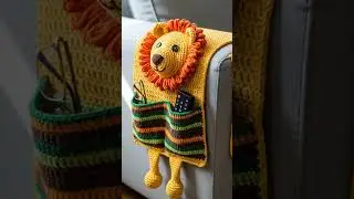 Cute Crochet Sofa Organizer &ndash; Practical & Adorable! How adorable is this crochet idea? 😍