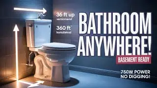 SNFLEX 750W Upflush Toilet Review | Best Macerating Toilet for Basement Bathrooms (USA 2026 Deals)