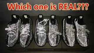 Real VS Fake Yeezy Boost 350 V2 &rsquo;&lsquo;Black Reflective&rsquo;&lsquo; Review
