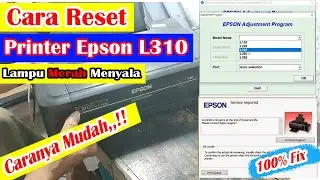 Cara Reset Printer Epson L310, A Printer's Ink pad is at the end of its service life