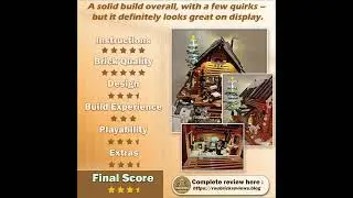 Review Lumibricks - Hunting Cabin - F9018