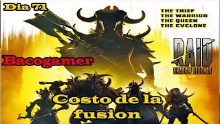 Raid Shadow Legends: Costo de la fusion de kantra en gemas