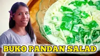 Buko Pandan Salad: A refreshing creamy coconut dessert from the Philippines