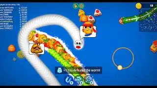 Worms Zone.io &bull; Biggest snake &bull; wormszone gameplay &bull; best slitther io game &bull; #game1 #wormszoneio 