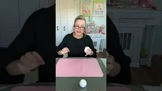 Mini Snowman cutie on cake stand