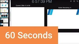 How to Use Keynote Presenter Display View in 60 Seconds