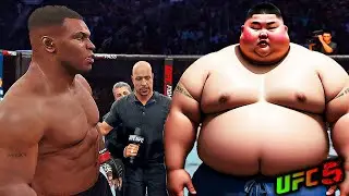 Реванш между толстым японцем и Майком Тайсоном (EA Sports UFC 5)