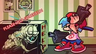 😂[SWAP] FNF The Great Punishment but BF using Guns Vs Gorefield Sing it - Gorefield V2 MOD