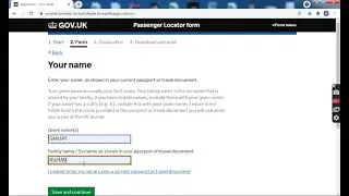 UK Locator Form Part 1
