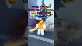 New BEST Weapon Recipe for Early, Mid, and Late Game on ISLAND 3 in The Forge