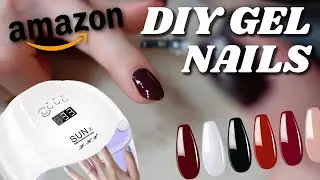 AFFORDABLE DIY GEL NAIL REMOVAL & MANICURE WITH AMAZON PRODUCTS / How I do my easy gel nails at home