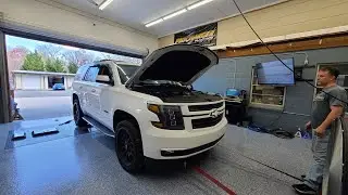 2017 Tahoe 5.3 with a BTR stage 1 cam, kooks headers, and Corsa catback.  93 vs E85.