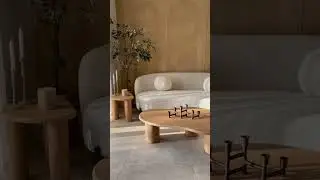Savanna Light Wood Coffee Table in a Neutral Living Space | Organic Warmth by William Wood