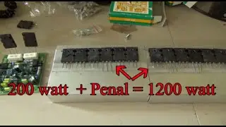 Cara simpel dan mudah menambah daya Power Amplifier  200 watt menjadi 600 watt 1000 watt dst.